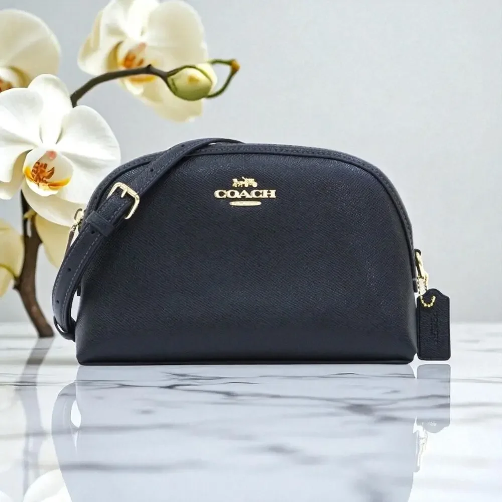 Coach Madi Crossbody Purse in Black Leather CR348
